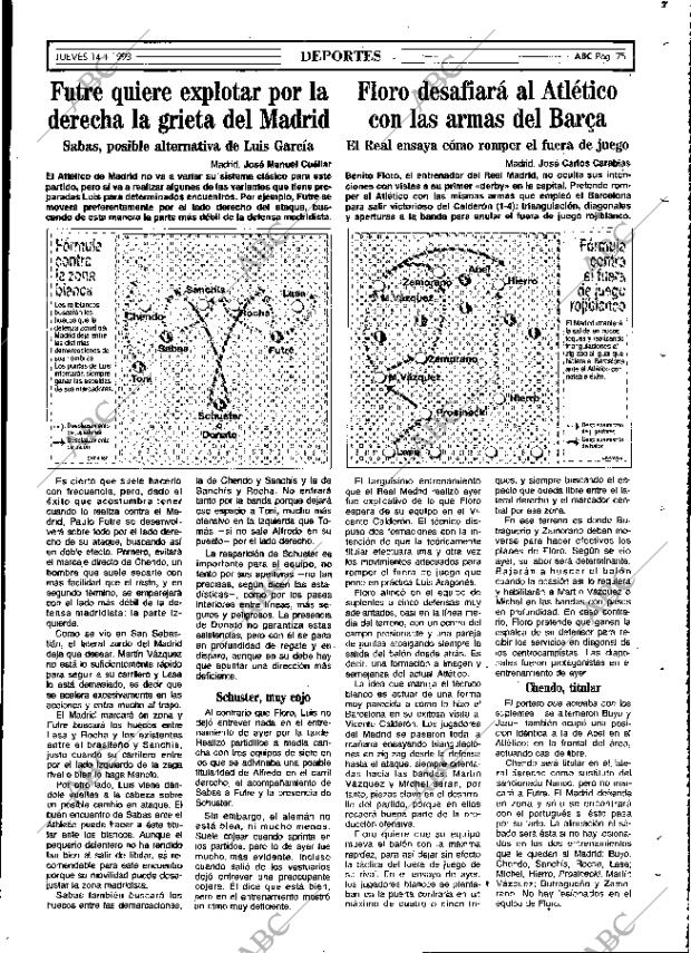 ABC MADRID 14-01-1993 página 75