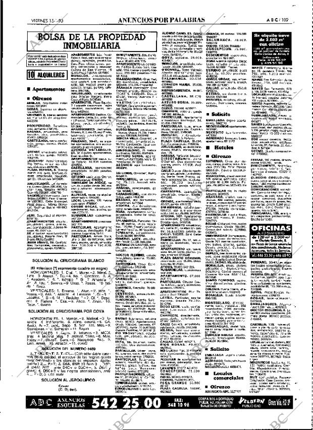 ABC MADRID 15-01-1993 página 109