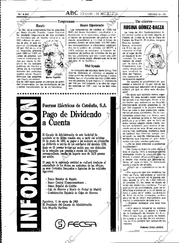 ABC MADRID 15-01-1993 página 56