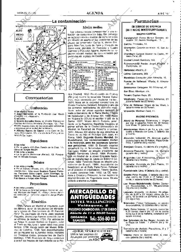 ABC MADRID 15-01-1993 página 67