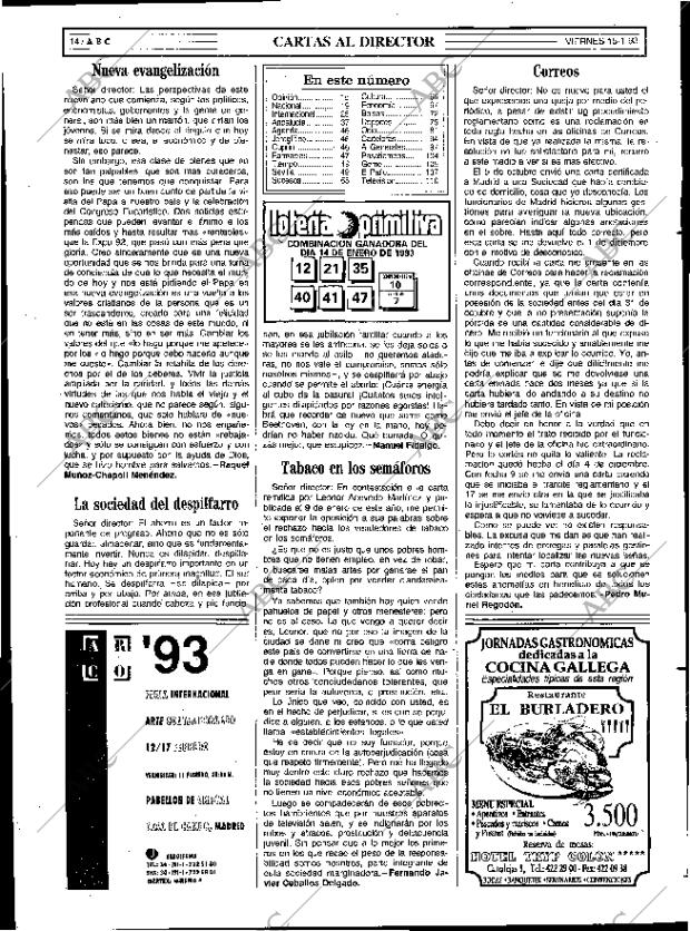 ABC SEVILLA 15-01-1993 página 14