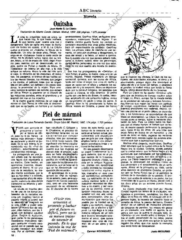 CULTURAL MADRID 15-01-1993 página 12