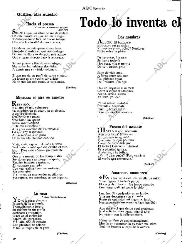 CULTURAL MADRID 15-01-1993 página 20