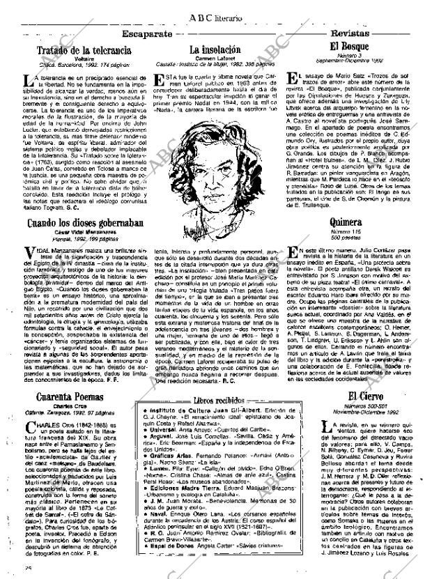 CULTURAL MADRID 15-01-1993 página 26