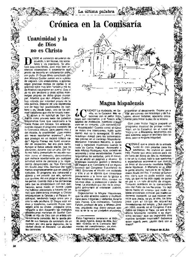 CULTURAL MADRID 15-01-1993 página 28