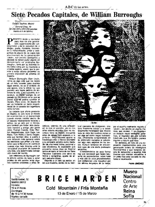 CULTURAL MADRID 15-01-1993 página 35