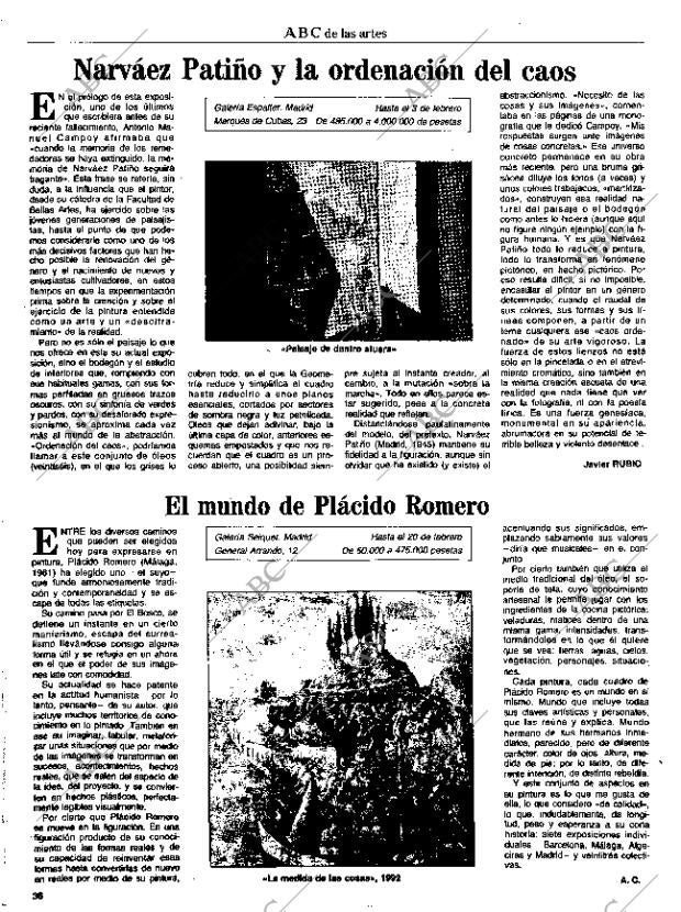 CULTURAL MADRID 15-01-1993 página 36