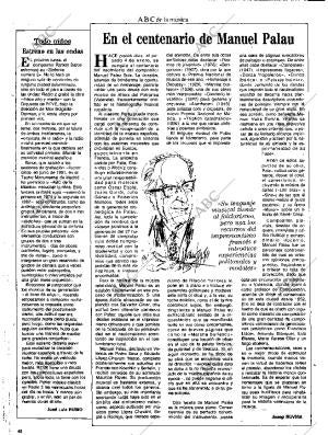 CULTURAL MADRID 15-01-1993 página 46