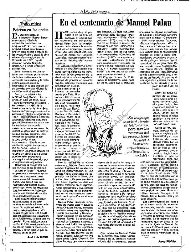 CULTURAL MADRID 15-01-1993 página 46