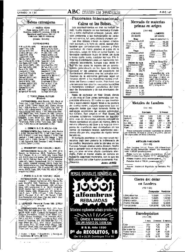 ABC MADRID 16-01-1993 página 47