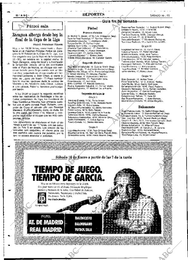 ABC MADRID 16-01-1993 página 80