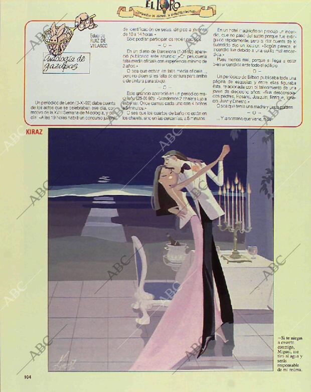 BLANCO Y NEGRO MADRID 17-01-1993 página 104