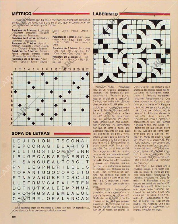 BLANCO Y NEGRO MADRID 17-01-1993 página 110