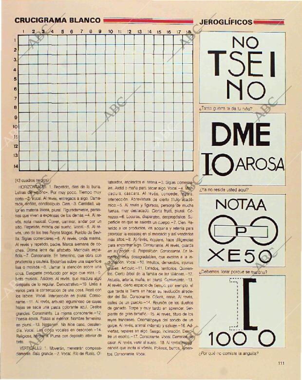 BLANCO Y NEGRO MADRID 17-01-1993 página 111