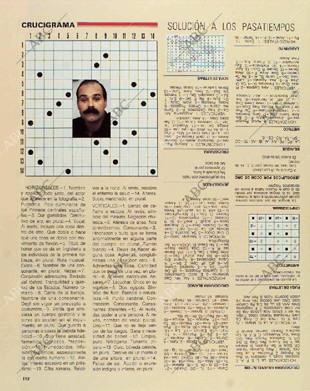 BLANCO Y NEGRO MADRID 17-01-1993 página 112