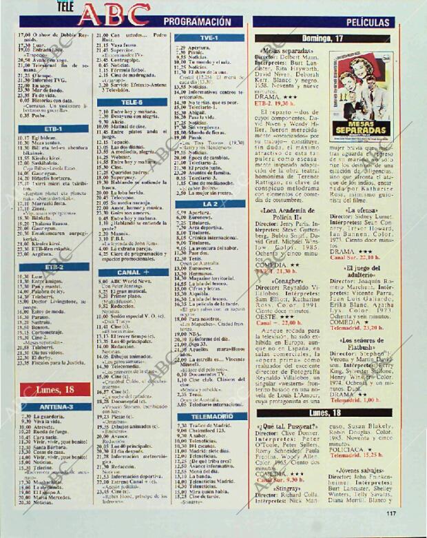 BLANCO Y NEGRO MADRID 17-01-1993 página 117