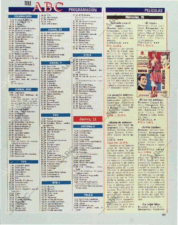 BLANCO Y NEGRO MADRID 17-01-1993 página 121