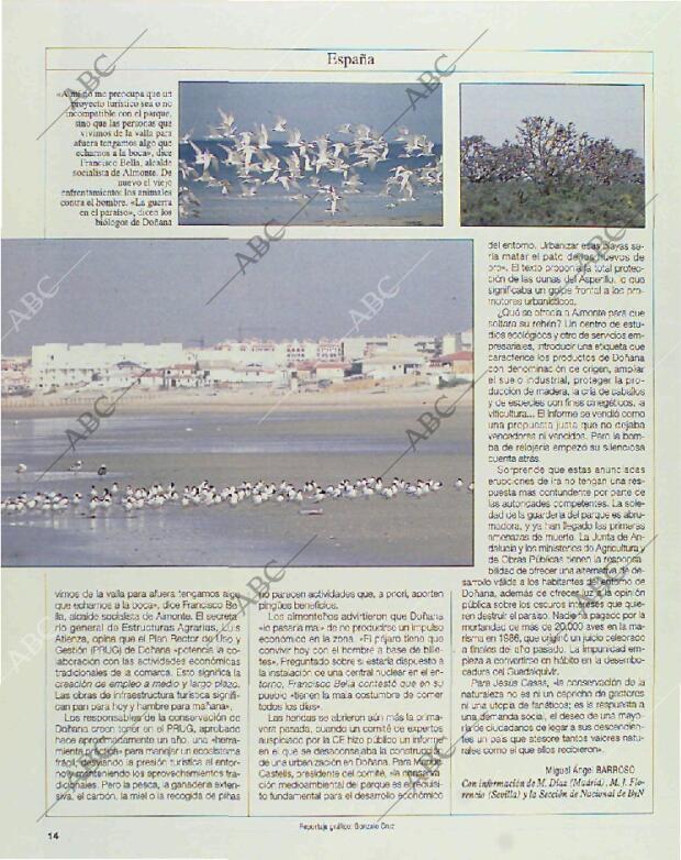 BLANCO Y NEGRO MADRID 17-01-1993 página 14