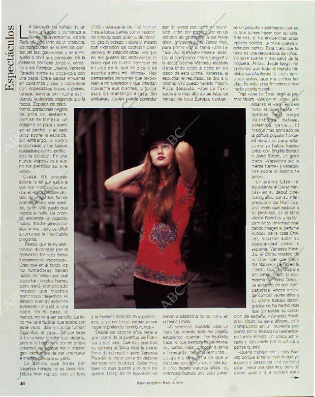 BLANCO Y NEGRO MADRID 17-01-1993 página 40