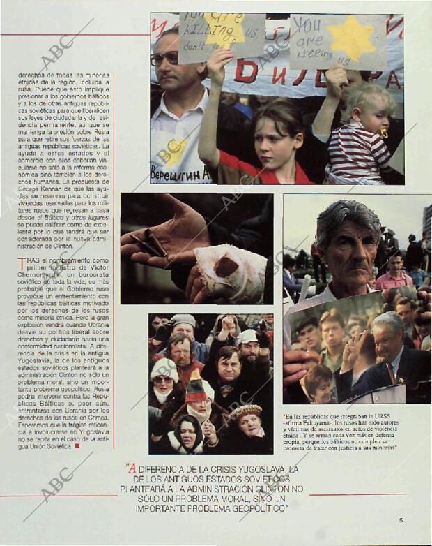 BLANCO Y NEGRO MADRID 17-01-1993 página 5