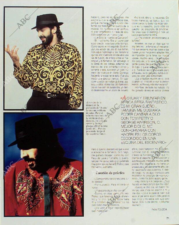 BLANCO Y NEGRO MADRID 17-01-1993 página 71