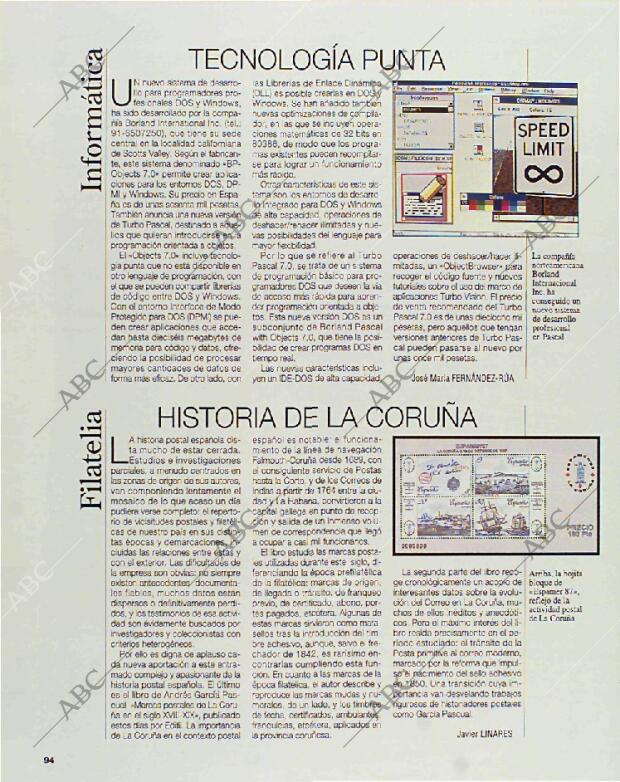 BLANCO Y NEGRO MADRID 17-01-1993 página 94