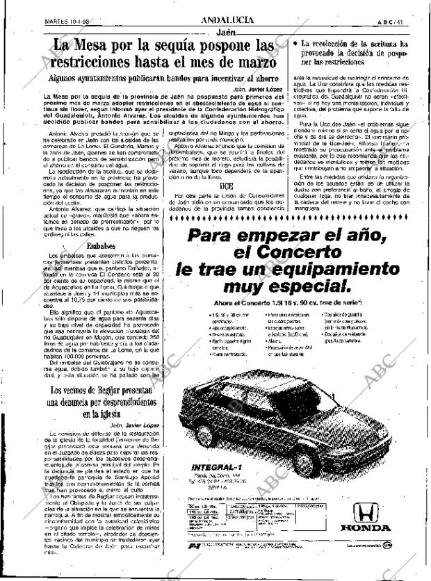 ABC SEVILLA 19-01-1993 página 41