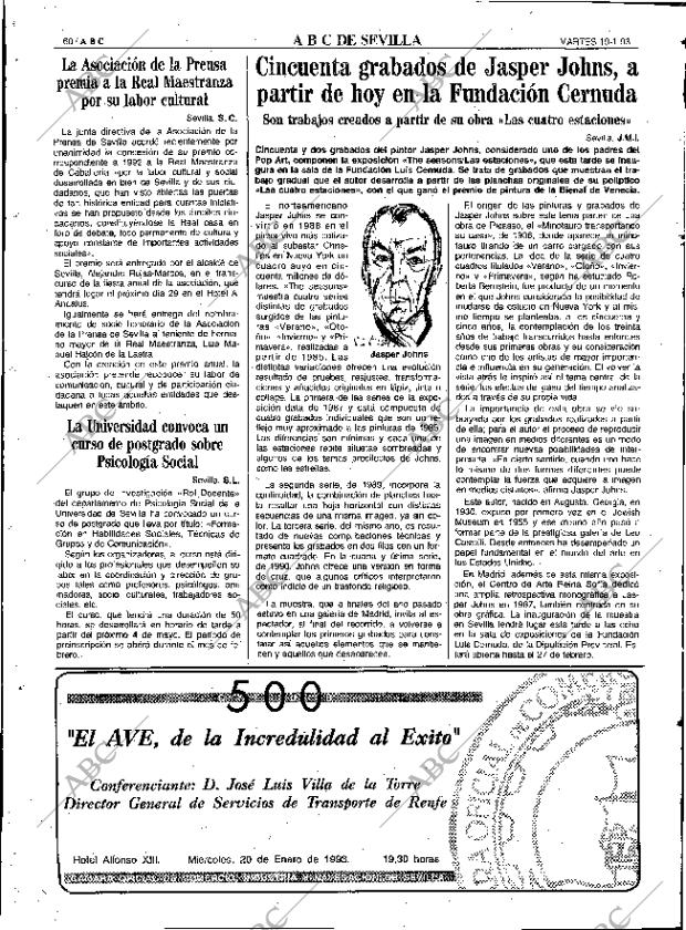 ABC SEVILLA 19-01-1993 página 60