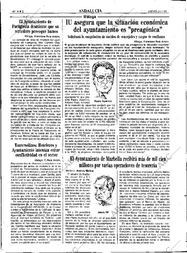 ABC SEVILLA 21-01-1993 página 42