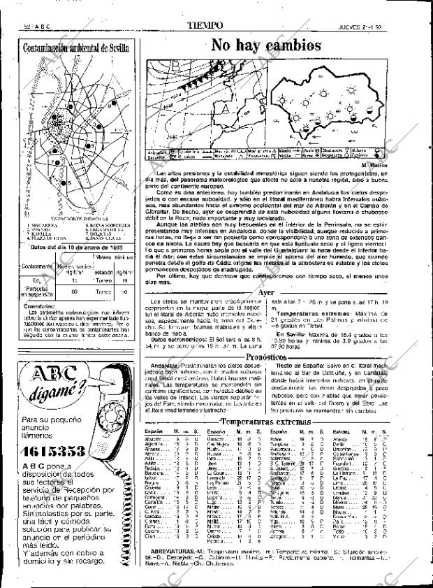 ABC SEVILLA 21-01-1993 página 52