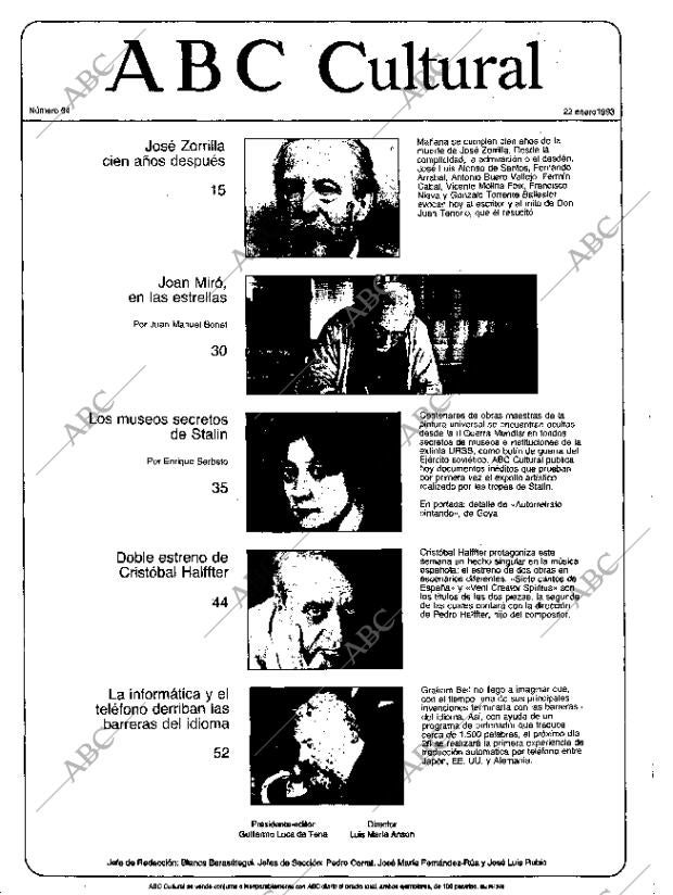 CULTURAL MADRID 22-01-1993 página 3