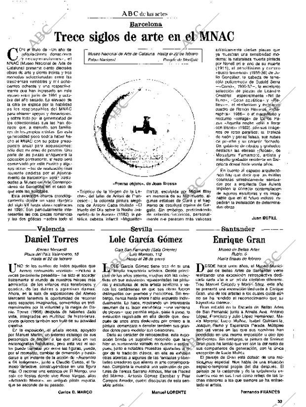 CULTURAL MADRID 22-01-1993 página 33