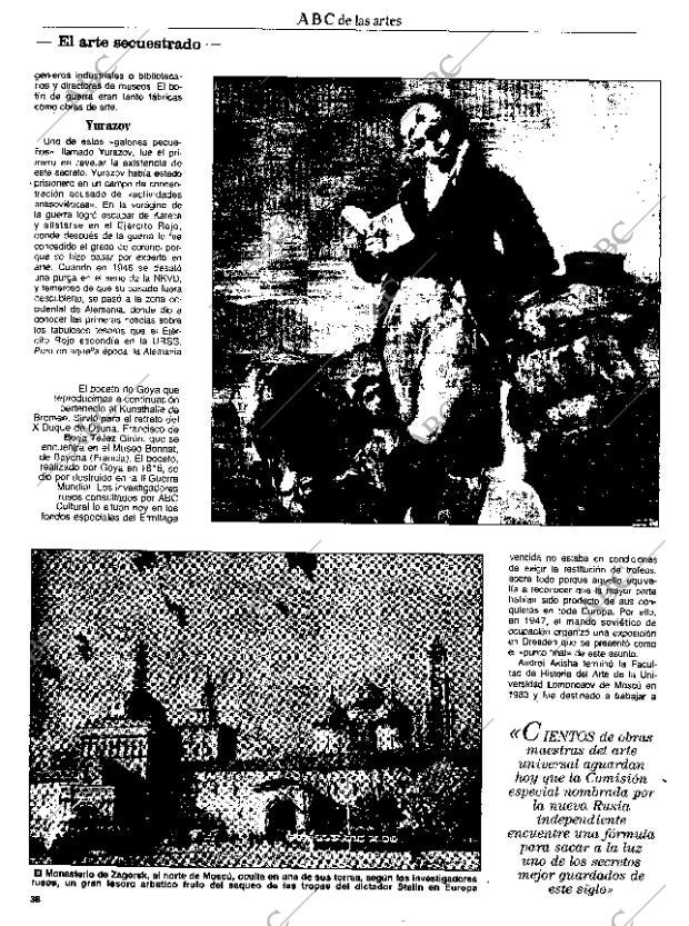 CULTURAL MADRID 22-01-1993 página 38