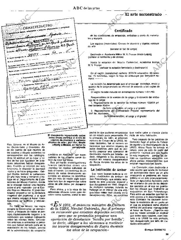 CULTURAL MADRID 22-01-1993 página 39