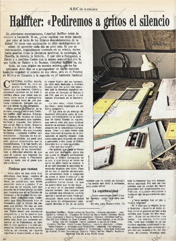 CULTURAL MADRID 22-01-1993 página 44