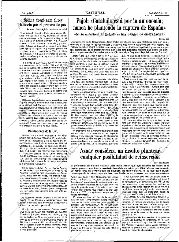 ABC MADRID 23-01-1993 página 26