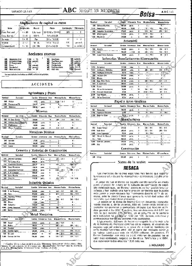 ABC MADRID 23-01-1993 página 43
