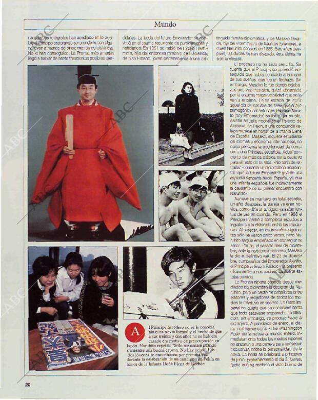 BLANCO Y NEGRO MADRID 24-01-1993 página 20