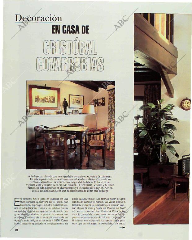 BLANCO Y NEGRO MADRID 24-01-1993 página 78