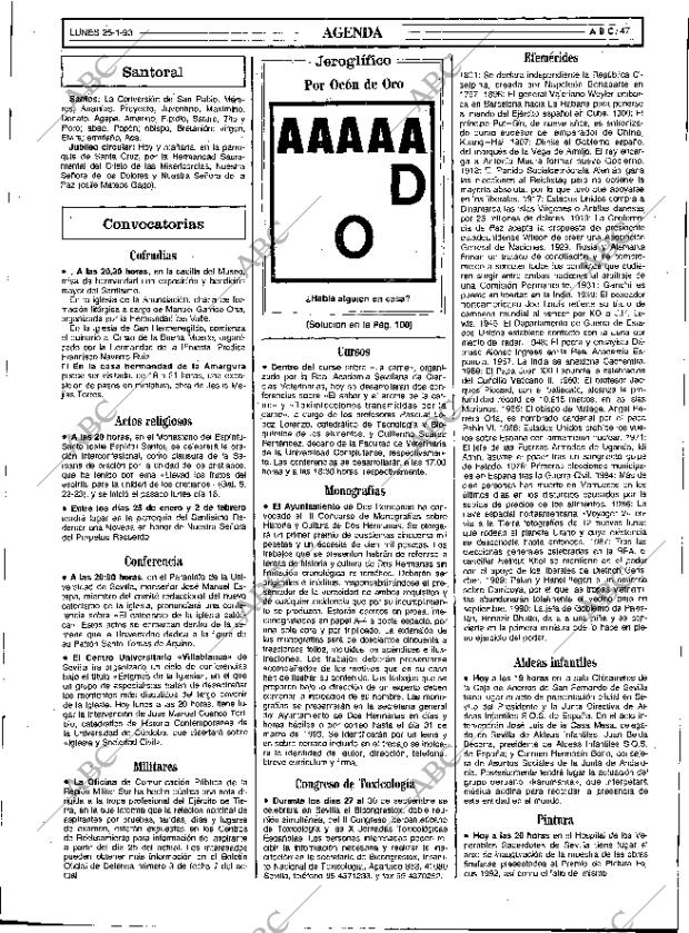 ABC SEVILLA 25-01-1993 página 47