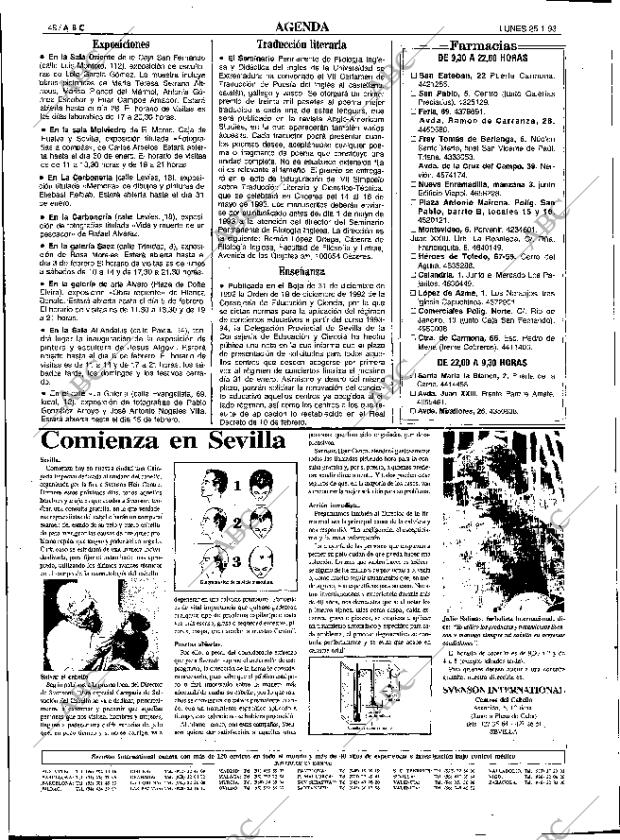 ABC SEVILLA 25-01-1993 página 48