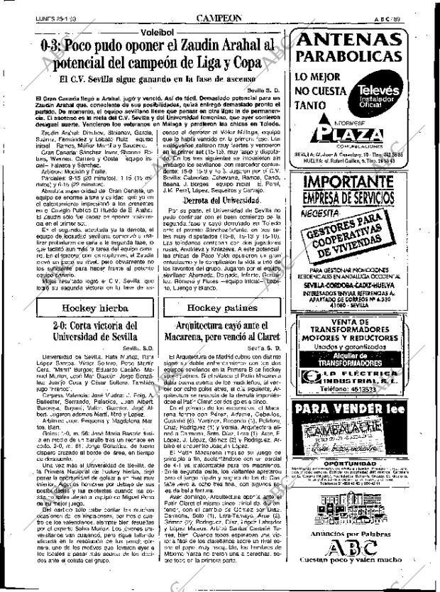 ABC SEVILLA 25-01-1993 página 89