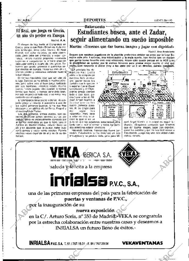 ABC MADRID 28-01-1993 página 86
