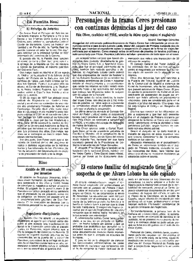 ABC SEVILLA 29-01-1993 página 22