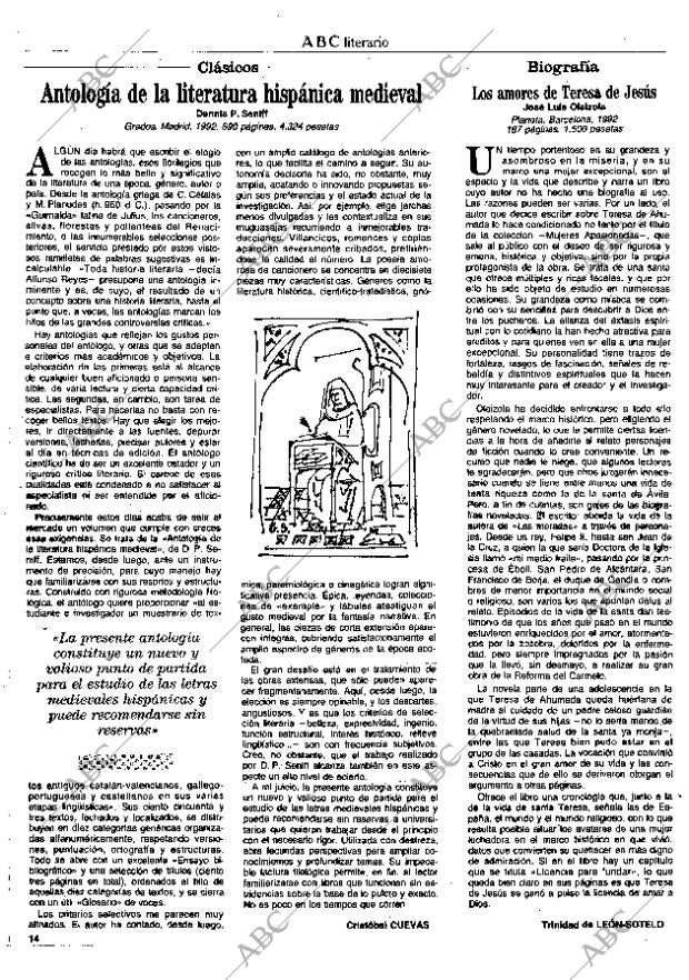 CULTURAL MADRID 29-01-1993 página 14