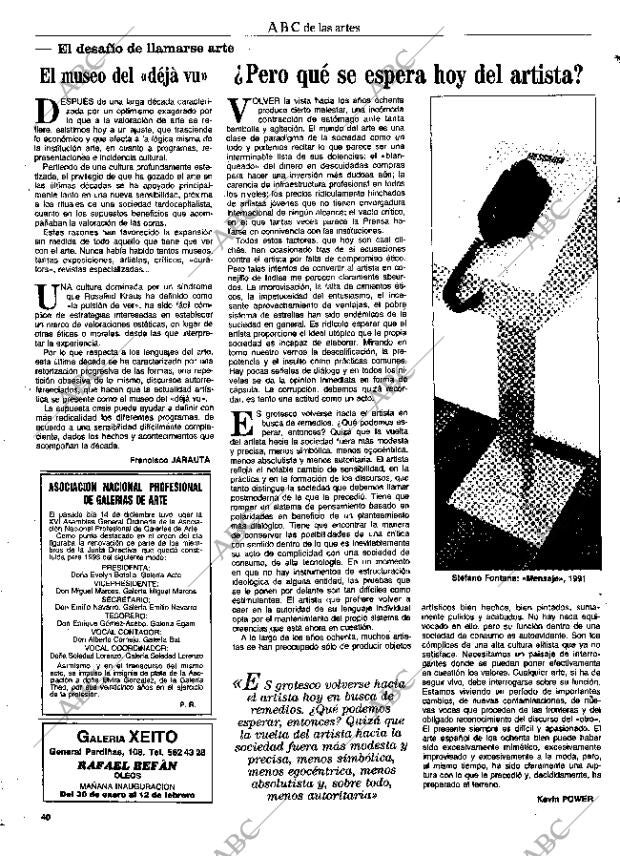 CULTURAL MADRID 29-01-1993 página 40