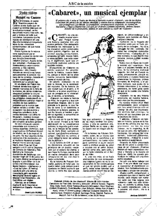 CULTURAL MADRID 29-01-1993 página 46