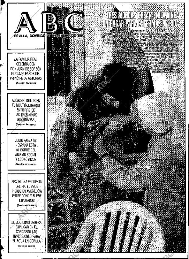 ABC SEVILLA 31-01-1993 página 1