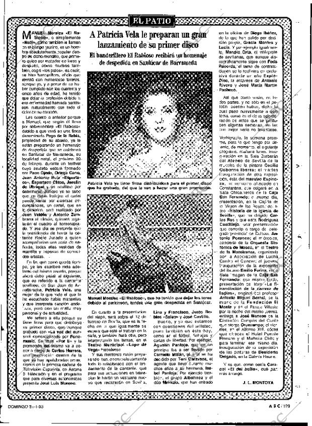 ABC SEVILLA 31-01-1993 página 129