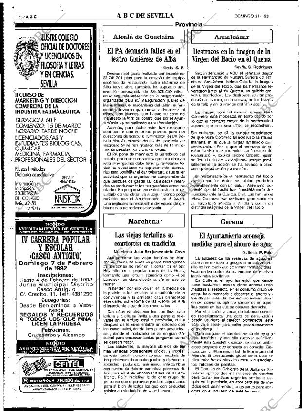 ABC SEVILLA 31-01-1993 página 86